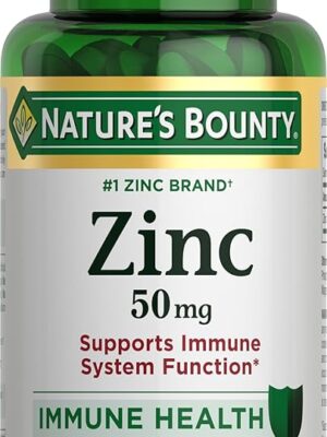 Nature's Bounty Zinc Supplements-100 Tablets