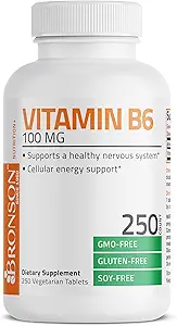 Bronson -Vitamin B6 -250 Count