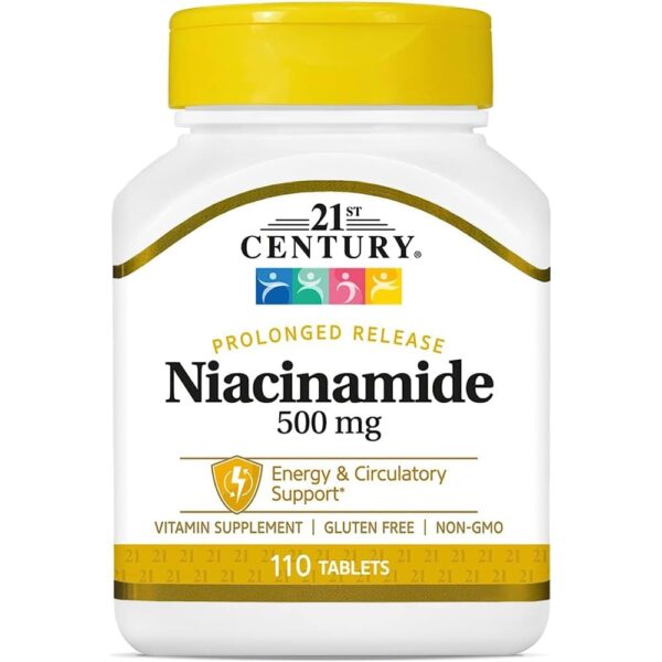 21st Century Niacinamide 500 mg Tablets
