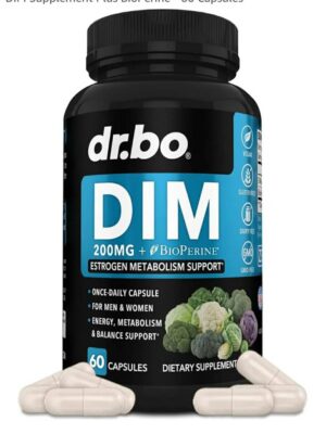 DIM Estrogen Metabolism Support-200mg + Bioperine
