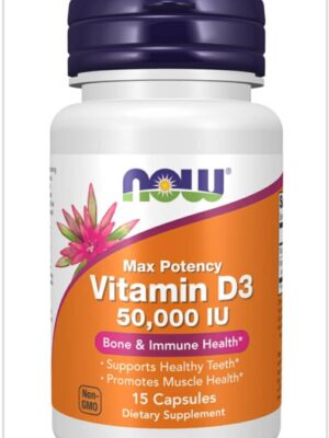 Now Vitamin D3 50,000 IU