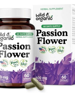 Wild Organic Passion Flower-600mg